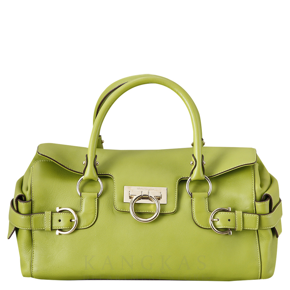 FERRAGAMO(USED)페레가모 간치니 플랩 탑 핸들백